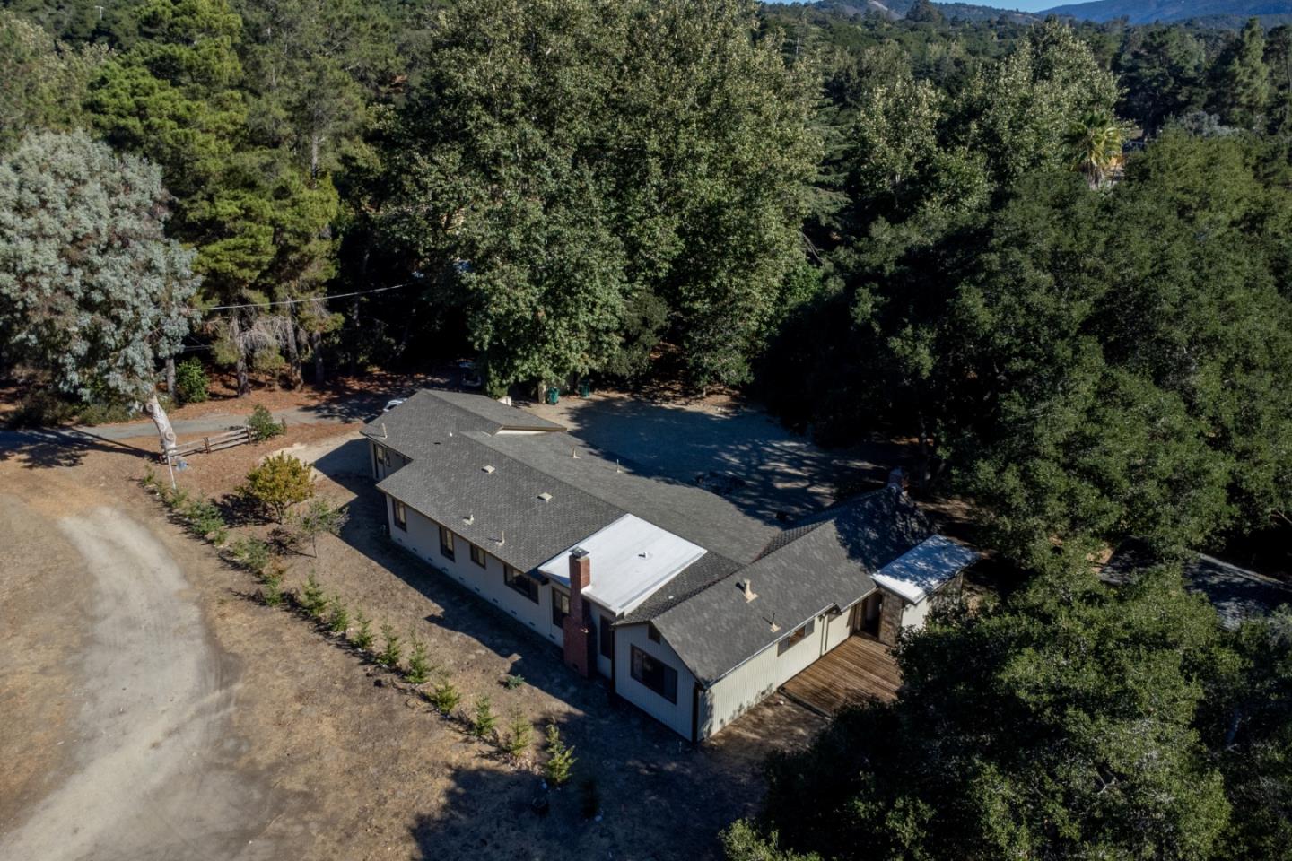 59 Boronda Road Carmel Valley, CA 93924 - Photo 41 of 43 an aerial view of a house with a yard