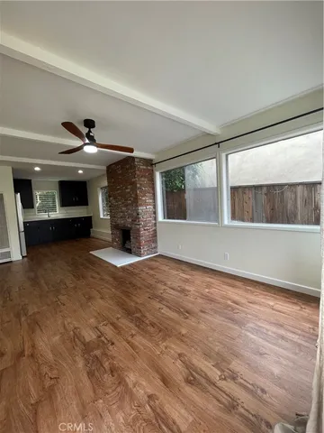 a view of a livingroom with a fireplace