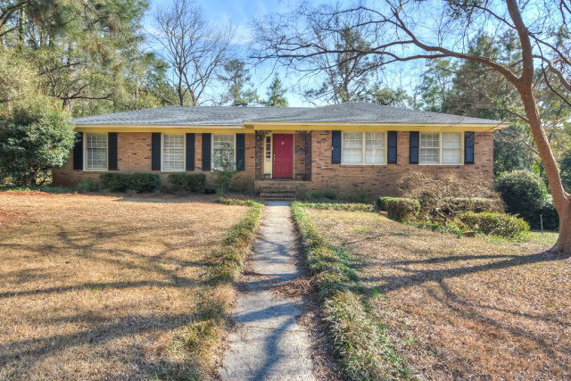 13 Burgundy Road Aiken, SC 29801 - Photo 1 of 23 front view of a house with a yard