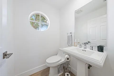 a bathroom with a sink and a toilet