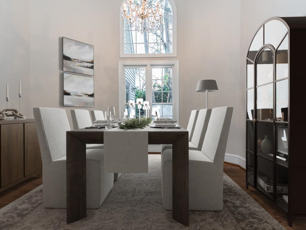 2001 Treverton Place Raleigh, NC 27609 - Photo 8 of 31 Family Meals with A Little Bit of Elegance!!( Virtually Staged ) Dining Room