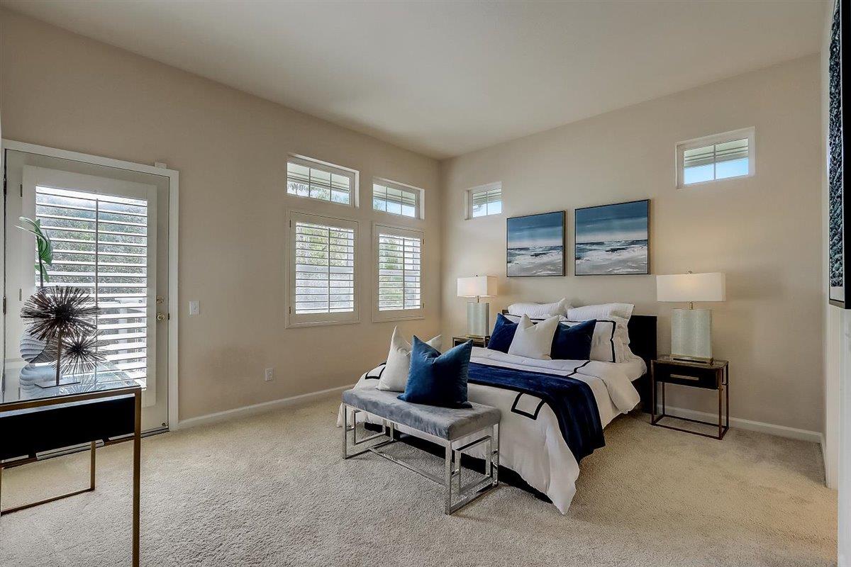 633 Swallowtail Court Brisbane, CA 94005 - Photo 17 of 42 a bedroom with furniture and a window