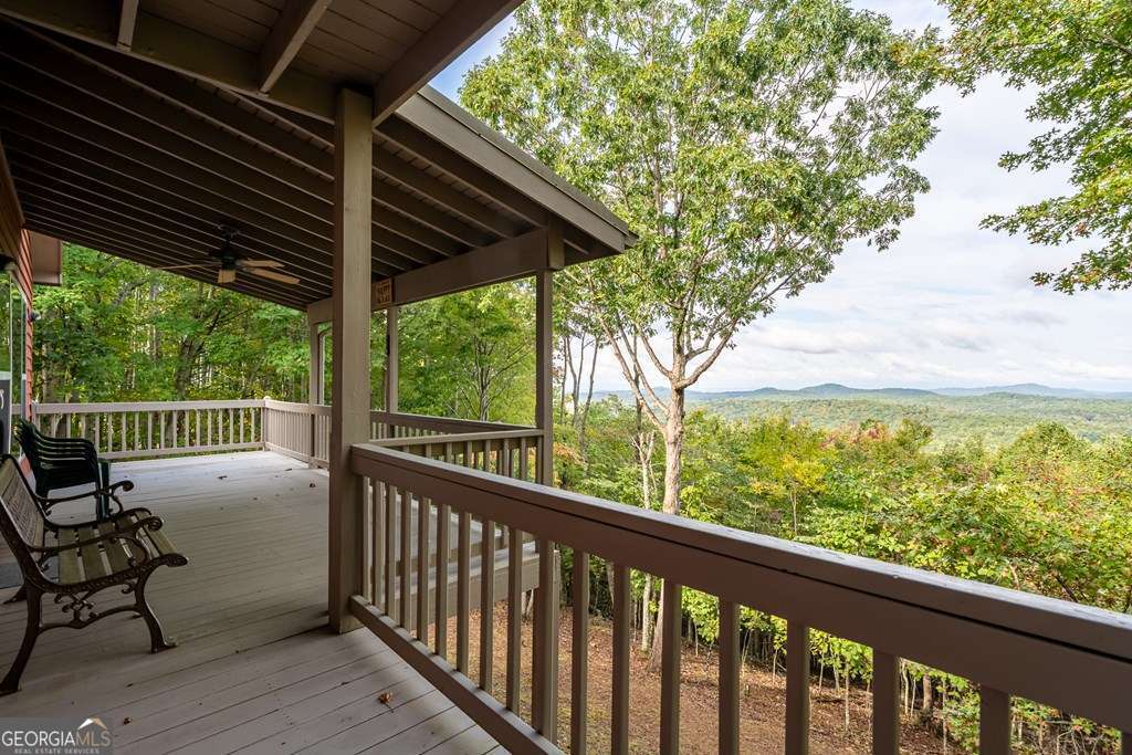 175 Oak Ledge Road Morganton, GA 30560 - Photo 45 of 50 a view of a deck with wooden floor and outdoor space