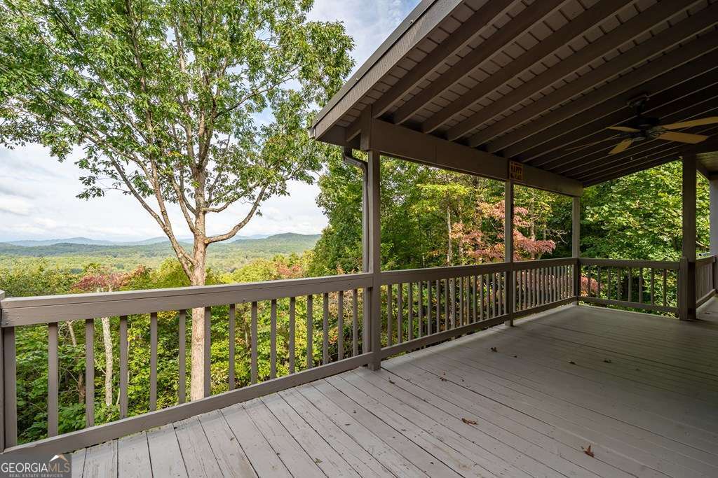175 Oak Ledge Road Morganton, GA 30560 - Photo 49 of 50 a view of balcony with wooden floor