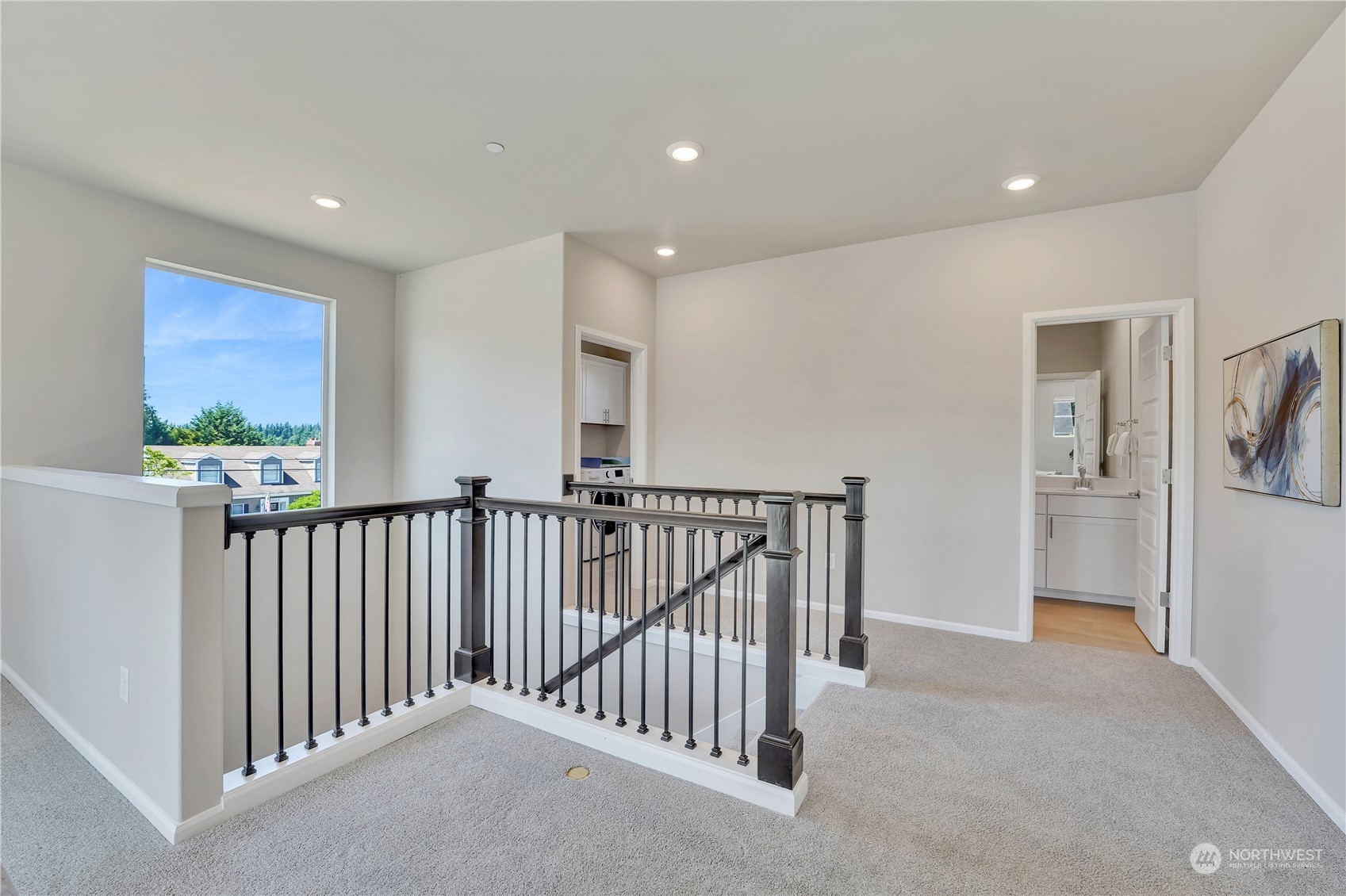8808 Northeast 201st Place Bothell, WA 98011 - Photo 19 of 38 a view of a hallway with closet area