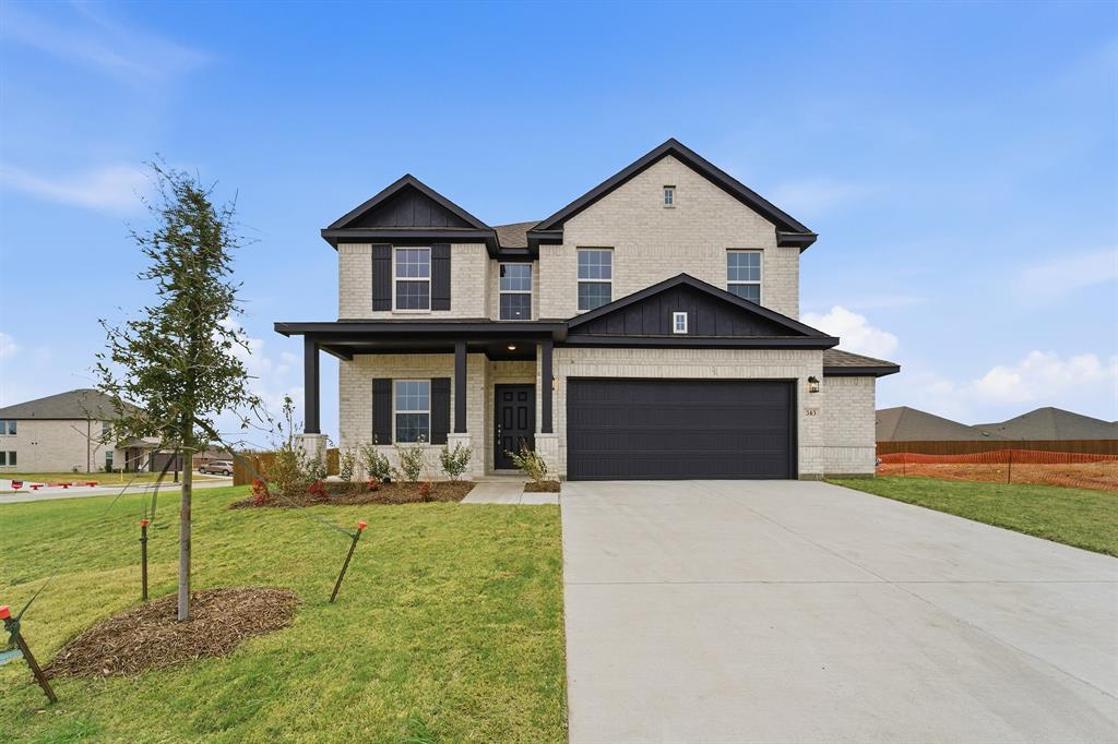 343 Caviar Road Waxahachie, TX 75165 - Photo 1 of 22 a front view of a house with garden