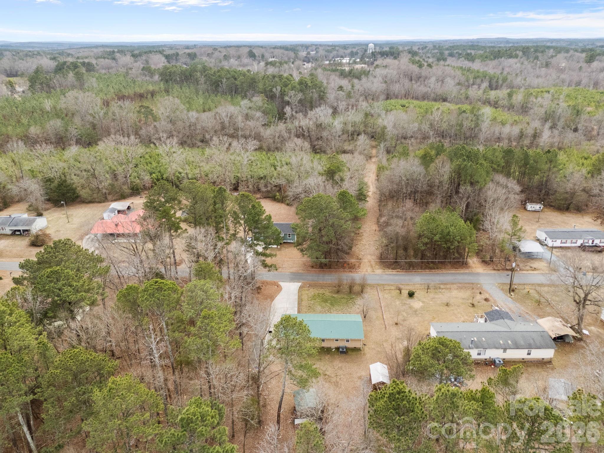 289 Washington Park Road Mount Gilead, NC 27306 - Photo 6 of 39 an aerial view of residential houses with outdoor space and trees