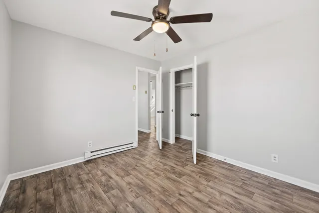 wooden floor in an empty room