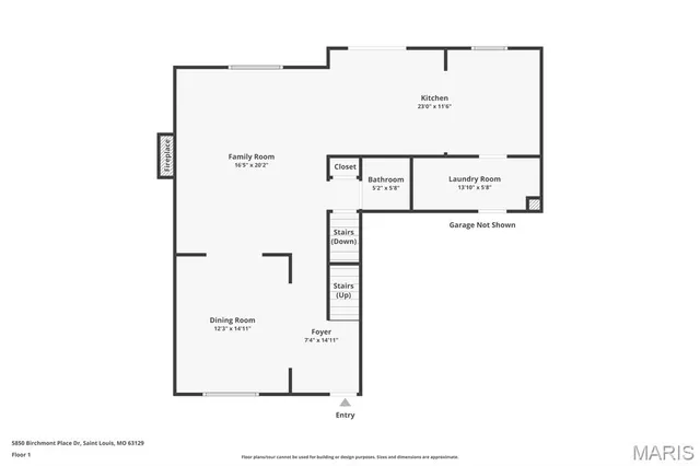 $399,900 | 5850 Birchmont Pl Drive, St. Louis, MO 63129