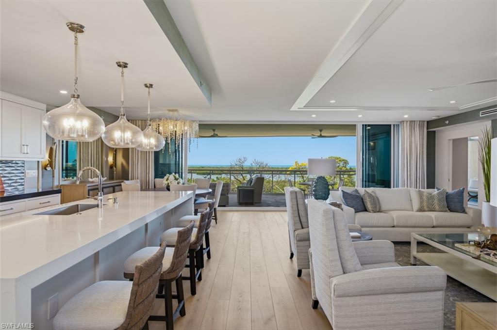 13945 Old Coast Road, Unit 605 Naples, FL 34110 - Photo 45 of 45 Open Kitchen/Living Floor Plan