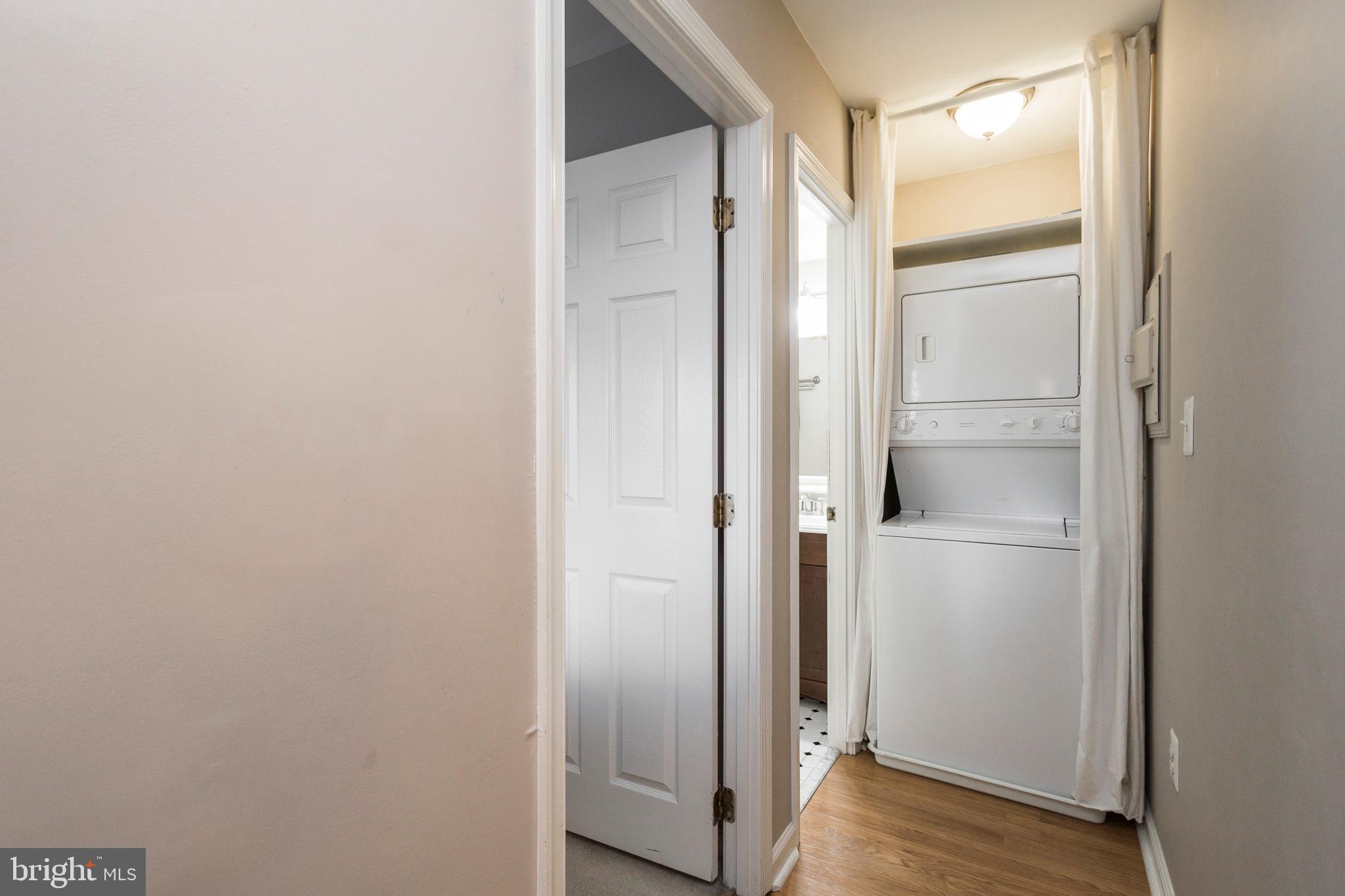 631 Waterloo Road, Unit 131 Warrenton, VA 20186 - Photo 19 of 23 Laundry Area with Stackable Washer/Dryer