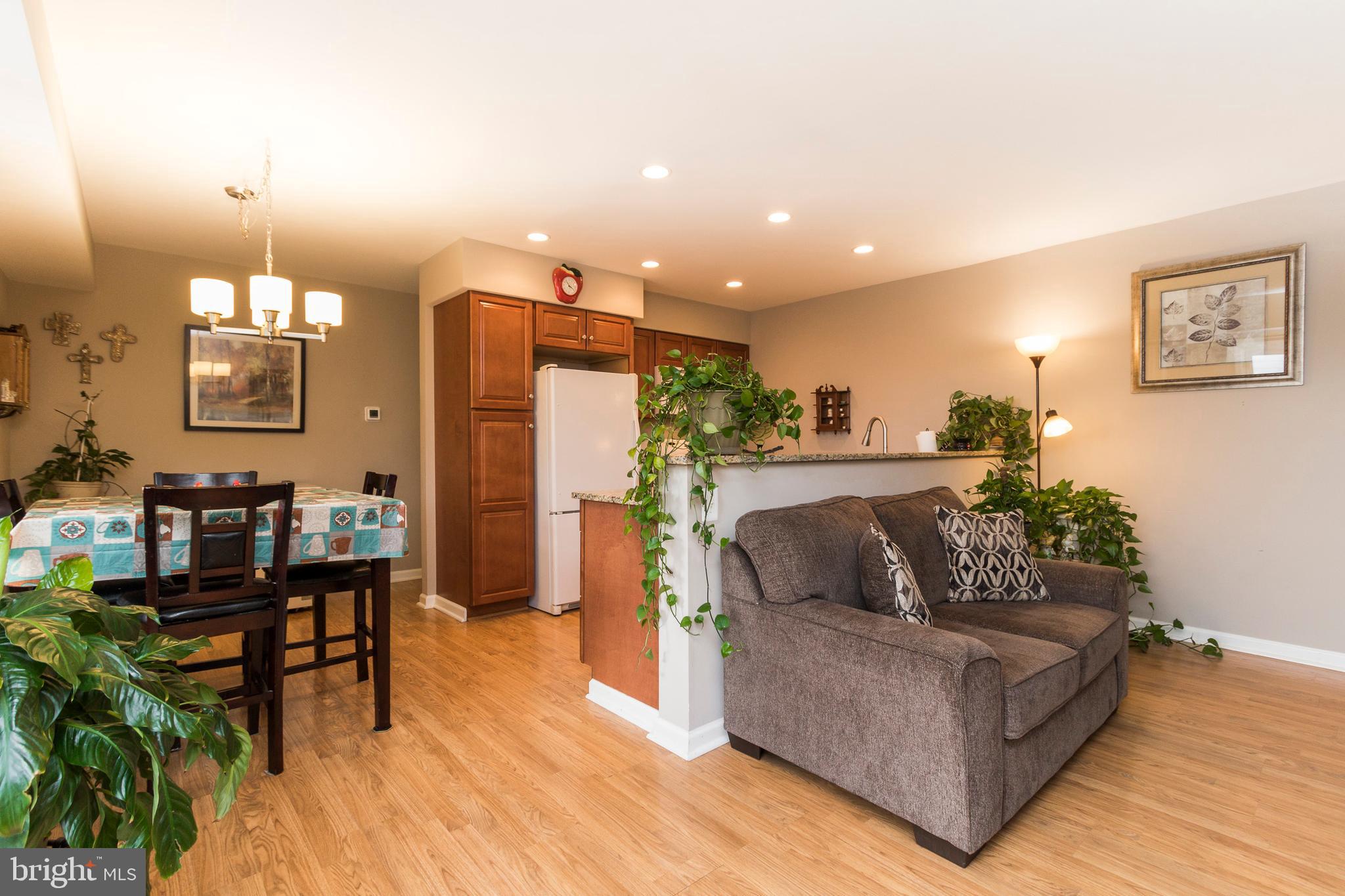 631 Waterloo Road, Unit 131 Warrenton, VA 20186 - Photo 8 of 23 Living Room Opens to Fully Renovated Kitchen