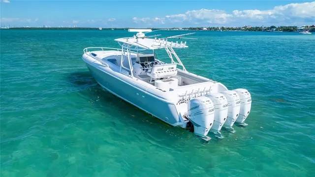 a view of a lake with a big yard