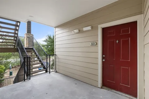a view of an entryway with stairs
