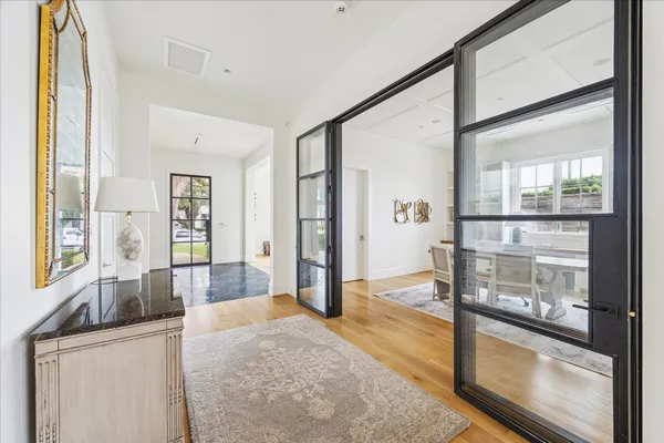 a view of a living room