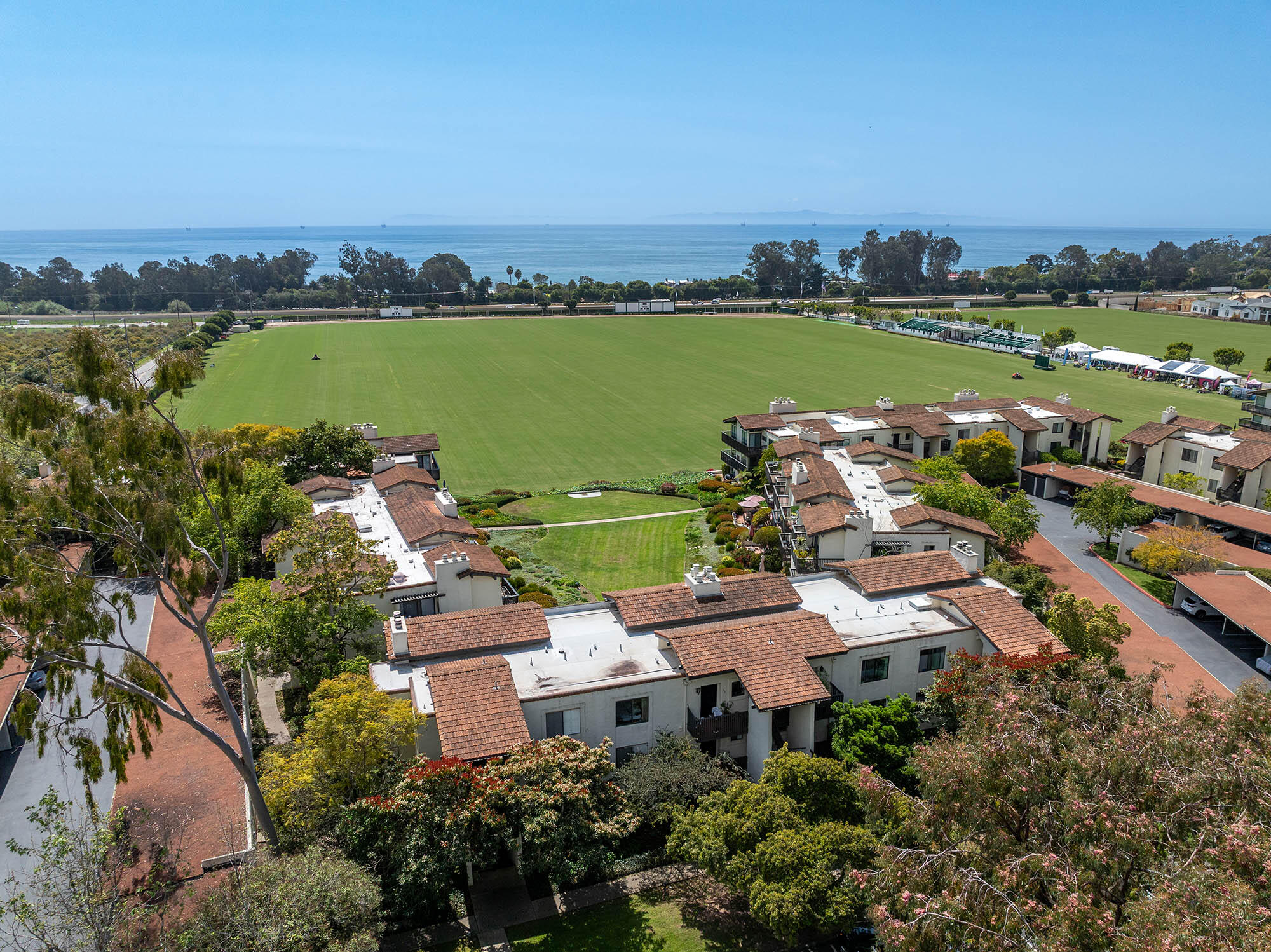 3375 Foothill Road, Unit 422 Carpinteria, CA 93013 - Photo 40 of 47 Aerial south west - 3375 Foothill Rd