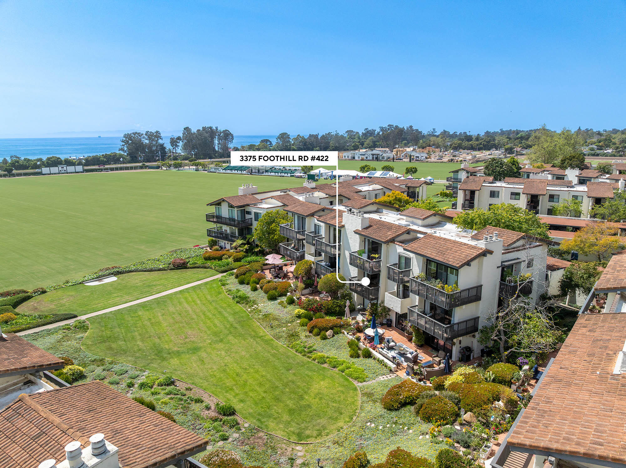 3375 Foothill Road, Unit 422 Carpinteria, CA 93013 - Photo 8 of 47 Aerial marker south - 3375 Foothill Rd