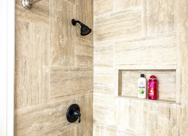 a view of a wooden door of a house