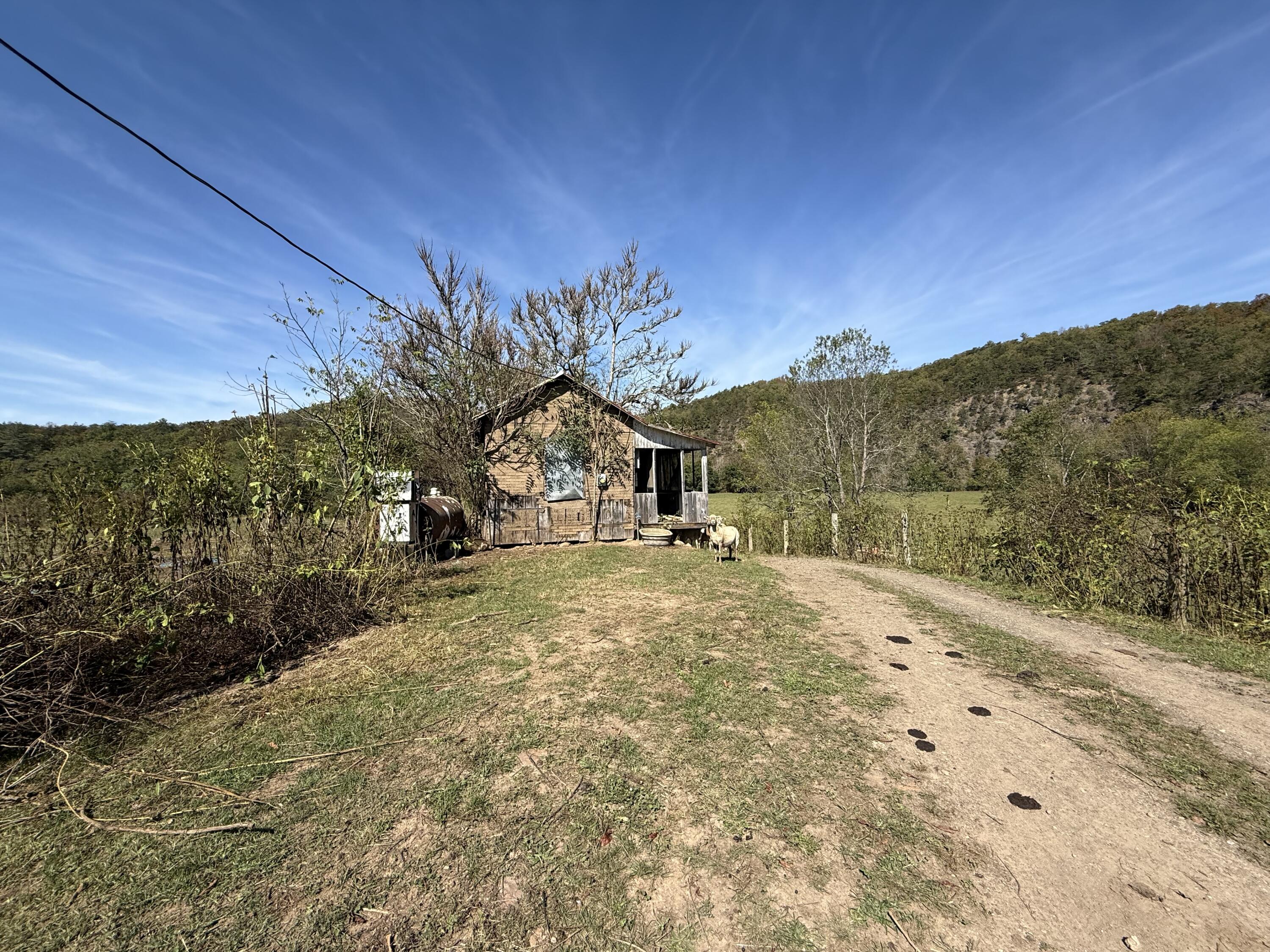 6402 Potts Creek Road Covington, VA 24426 - Photo 23 of 34 a view of a backyard of a house