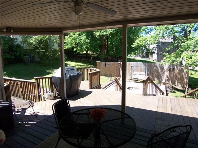 110 La View Road Hendersonville, TN 37075 - Photo 11 of 12 Large Covered Deck, Patio features a Fire Pit