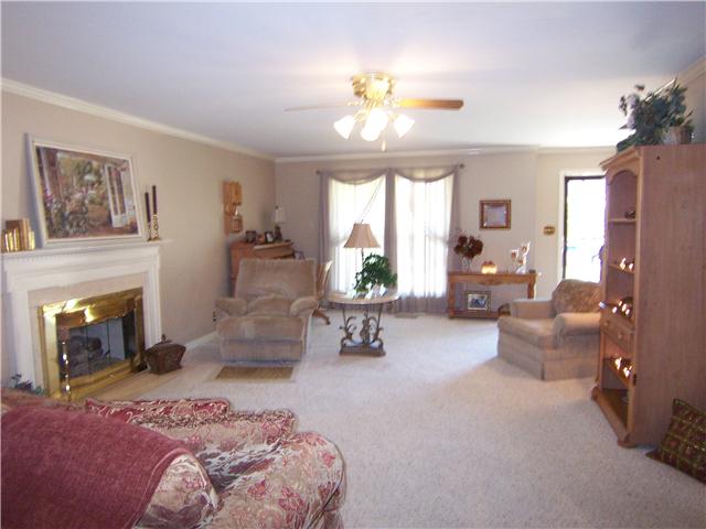 110 La View Road Hendersonville, TN 37075 - Photo 2 of 12 Open Living Room with Fireplace