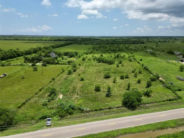 a view of a green field