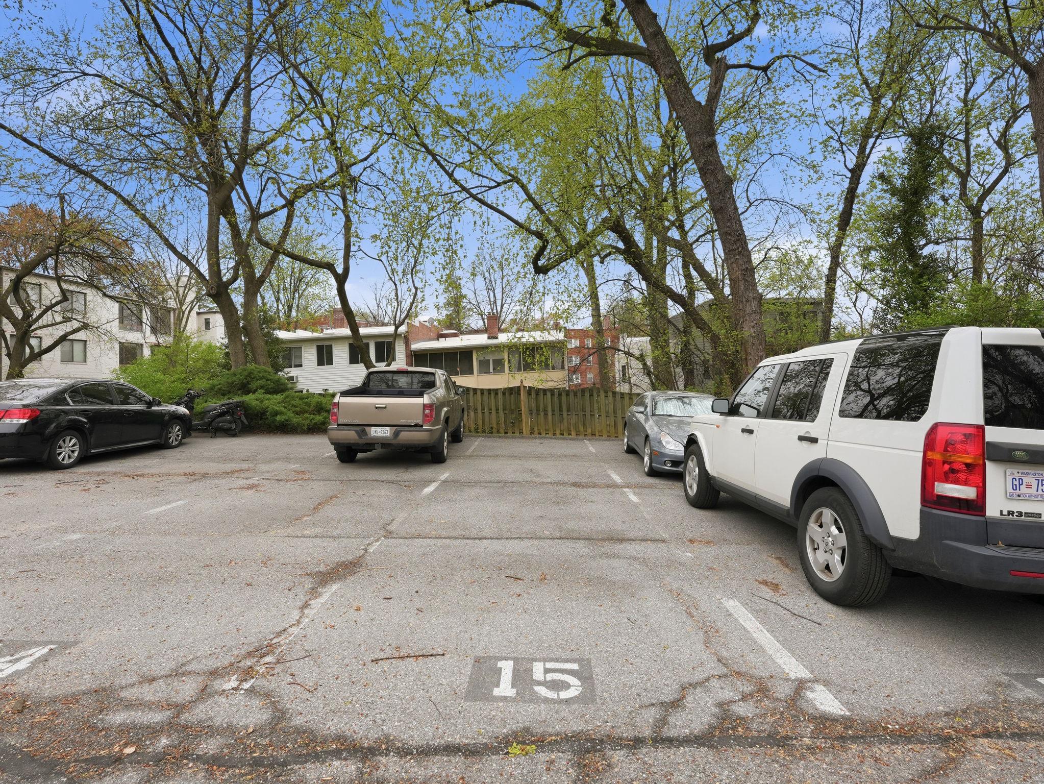 3835 Davis Place Northwest, Unit 2 Washington, DC 20007 - Photo 16 of 26 Price includes tandem(2 car) parking space.