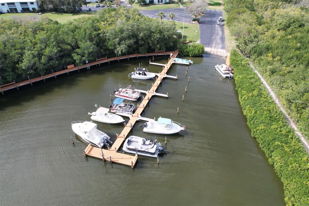 9635 Riverside Drive Sebastian, FL 32958 - Photo 47 of 58 an aerial view of a table and chairs in patio