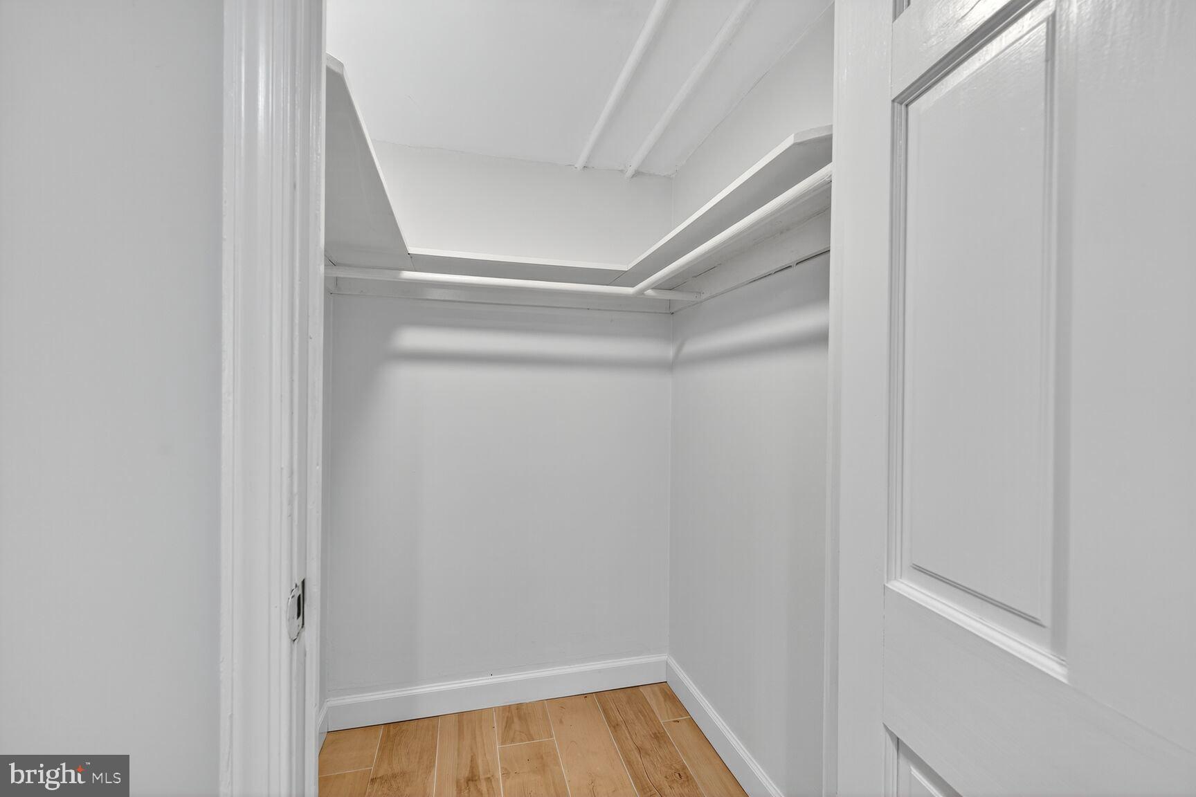 1363 28th Street Northwest, Unit 3 Washington, DC 20007 - Photo 12 of 13 a view of walk in closet with empty racks