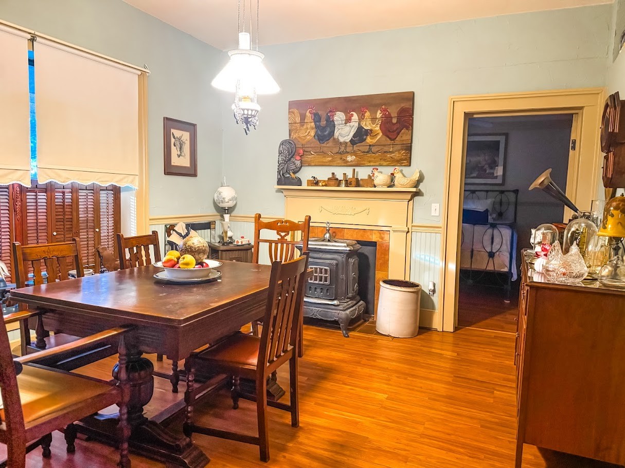 618 West Main Street Fairfield, TX 75840 - Photo 7 of 23 a view of a dining room with furniture window and wooden floor