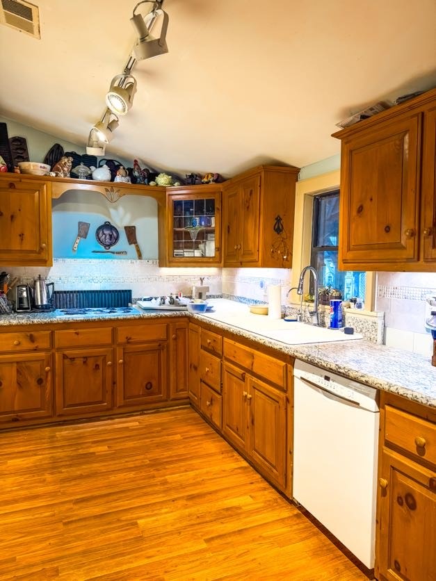 618 West Main Street Fairfield, TX 75840 - Photo 9 of 23 a spacious bathroom with a granite countertop sink and a mirror