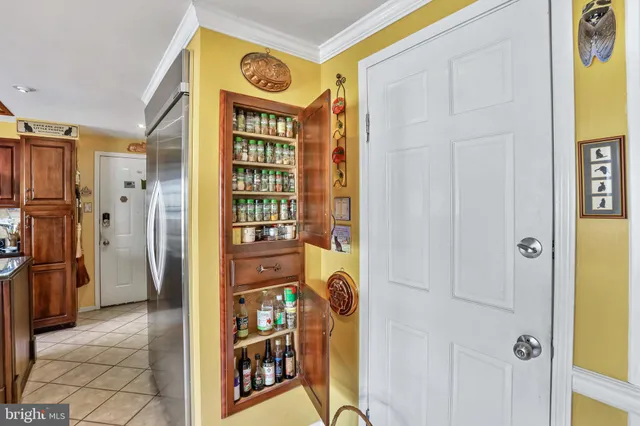 a view of front door