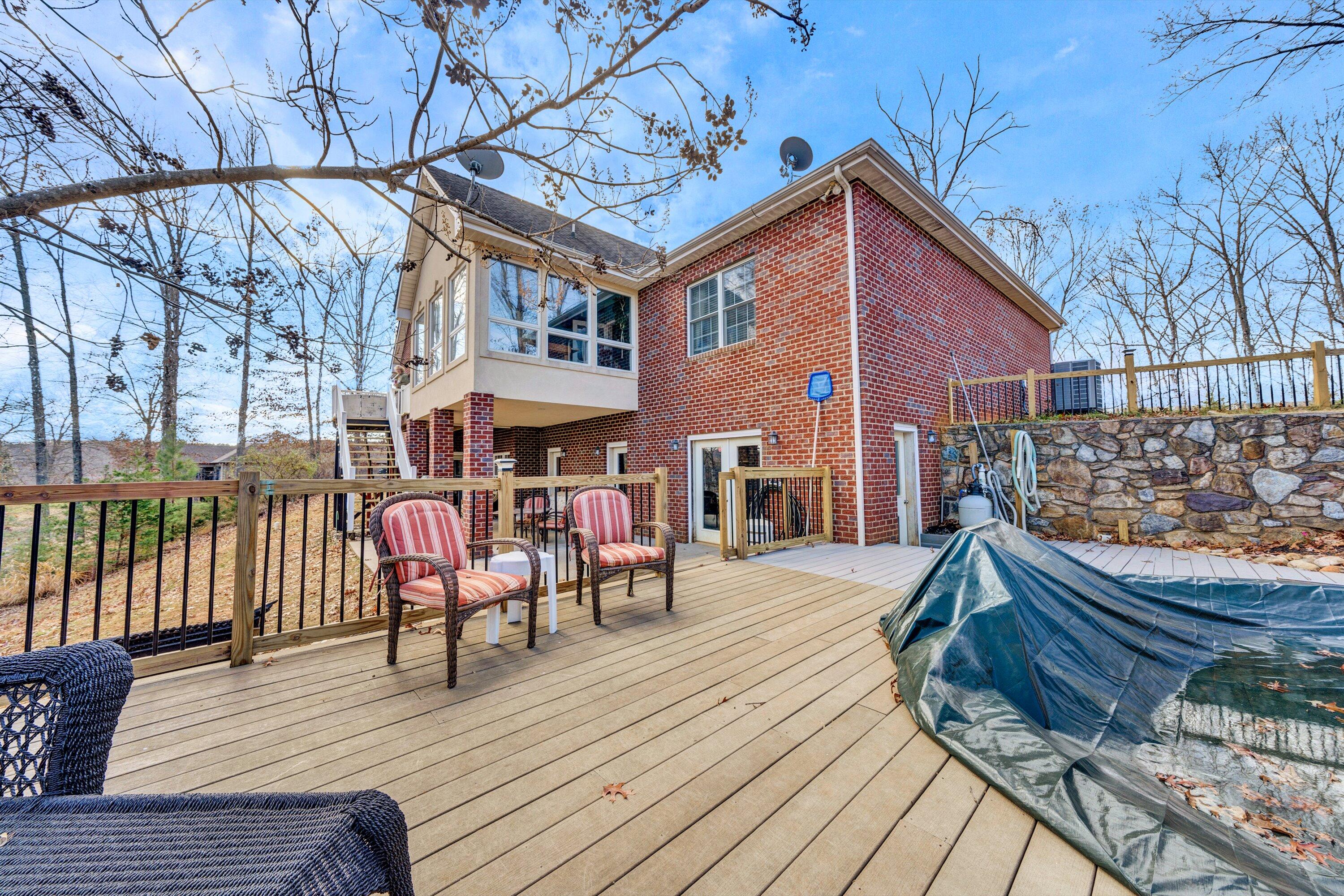 1170 Loggers Road Goodview, VA 24095 - Photo 50 of 55 a view of a chairs on the deck