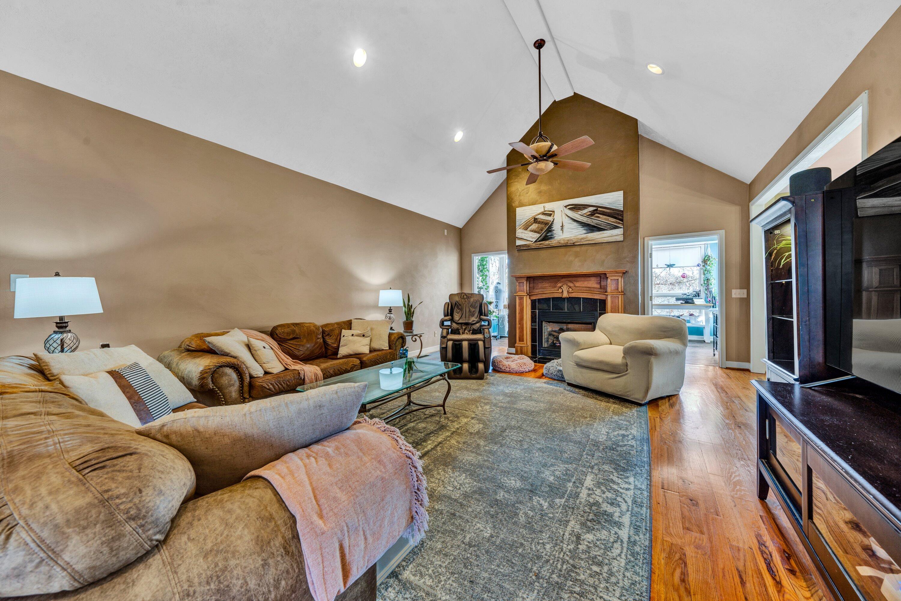 1170 Loggers Road Goodview, VA 24095 - Photo 7 of 55 a living room with furniture and a flat screen tv