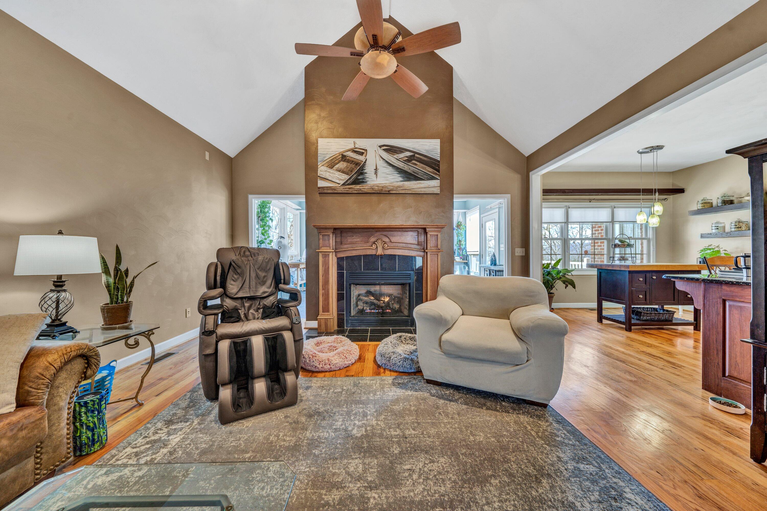 1170 Loggers Road Goodview, VA 24095 - Photo 8 of 55 a living room with furniture and a fireplace