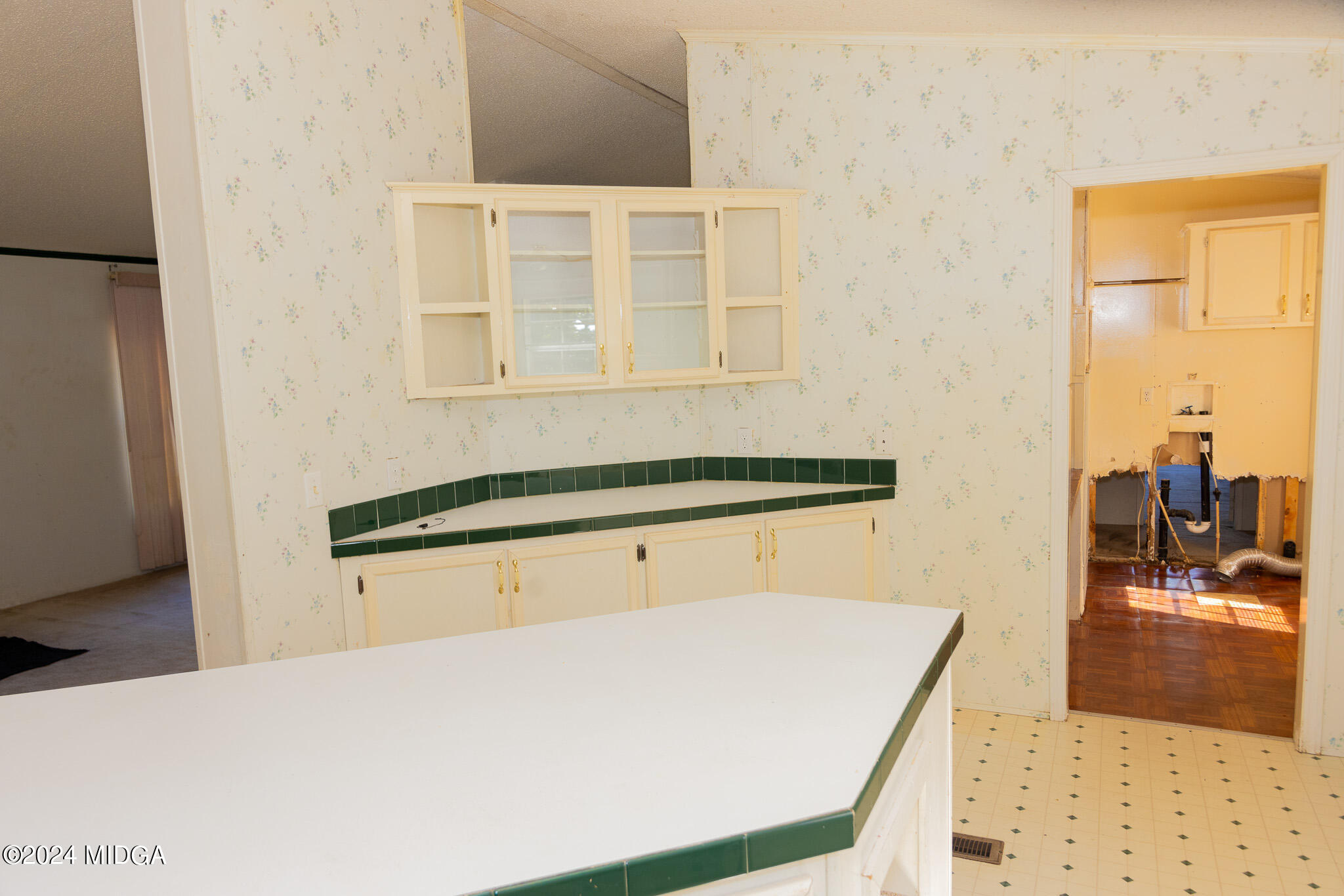 4687 Boxankle Road Jackson, GA 30233 - Photo 14 of 37 a view of a kitchen with wooden floor and seating space