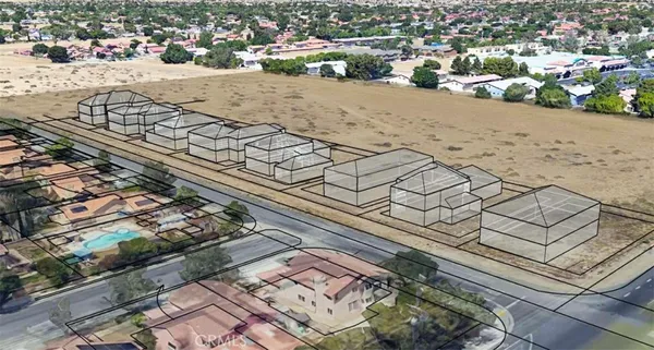 a view of a parking area