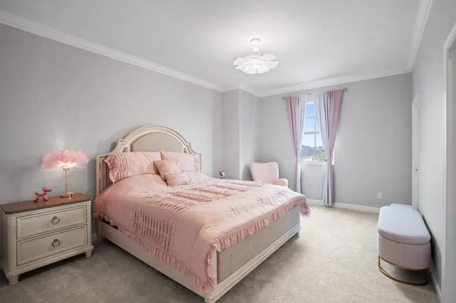 a room that has a lot of furniture and a window