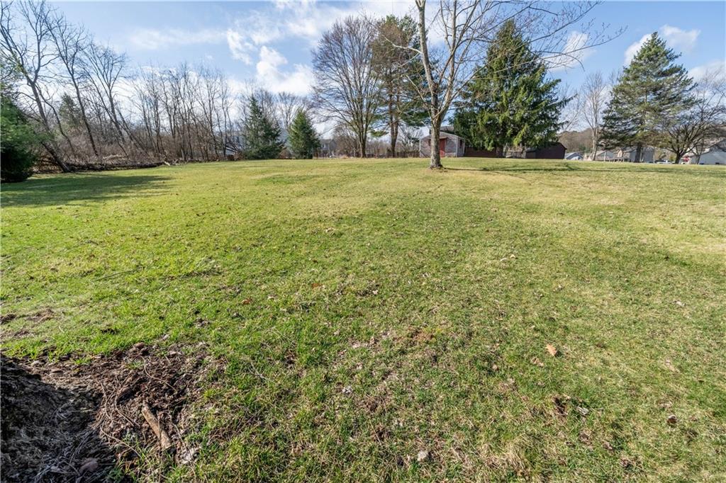 Grow a garden or have wiffle ball game!  This yard is HUGE!