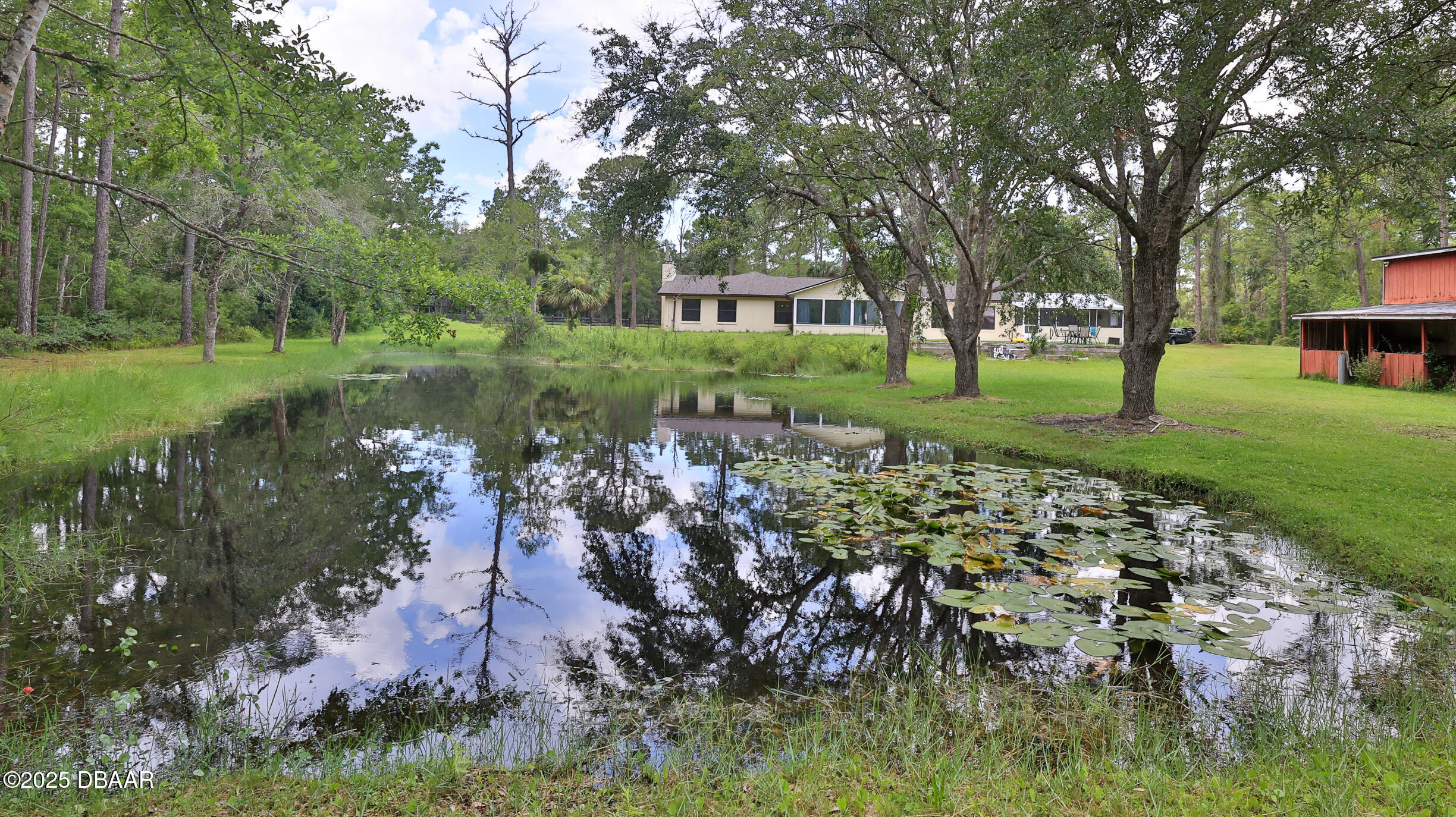 103 Cone Road Ormond Beach, FL 32174 - Photo 49 of 55 Pond to House View