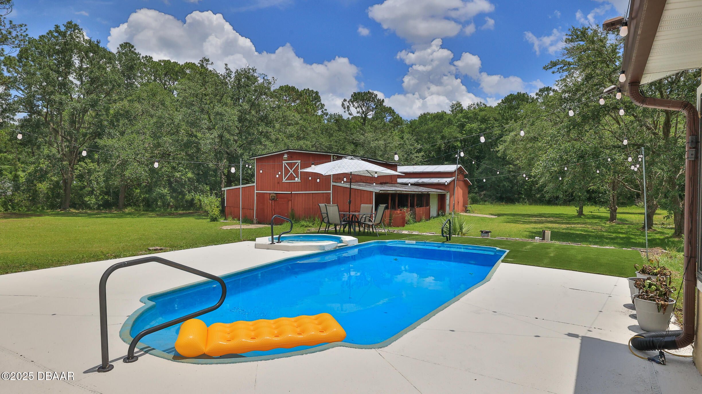 103 Cone Road Ormond Beach, FL 32174 - Photo 6 of 55 Pool Area to Barn