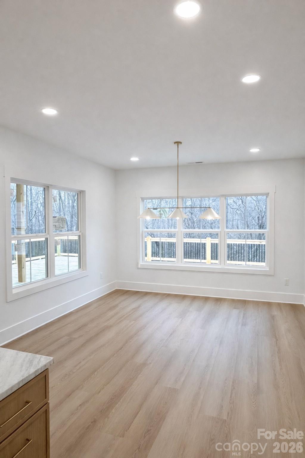 5135 Star Magnolia Court Clover, SC 29710 - Photo 6 of 39 an empty room with wooden floor and windows
