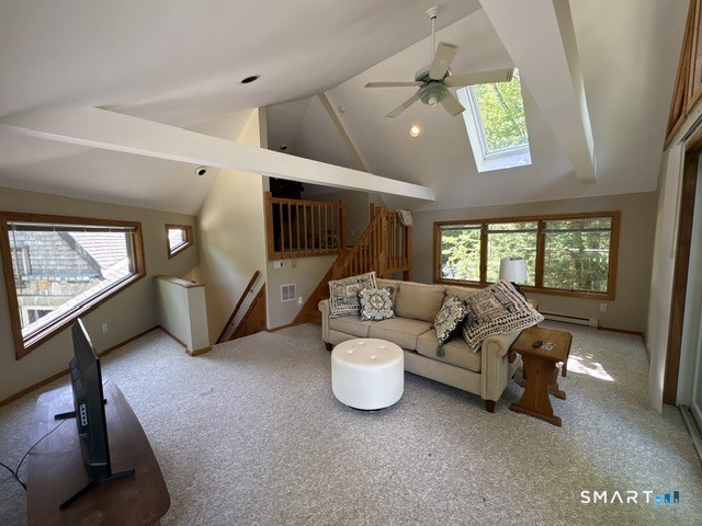 40 Looking Glass Hill Road Litchfield, CT 06750 - Photo 31 of 33 a living room with furniture and a large window