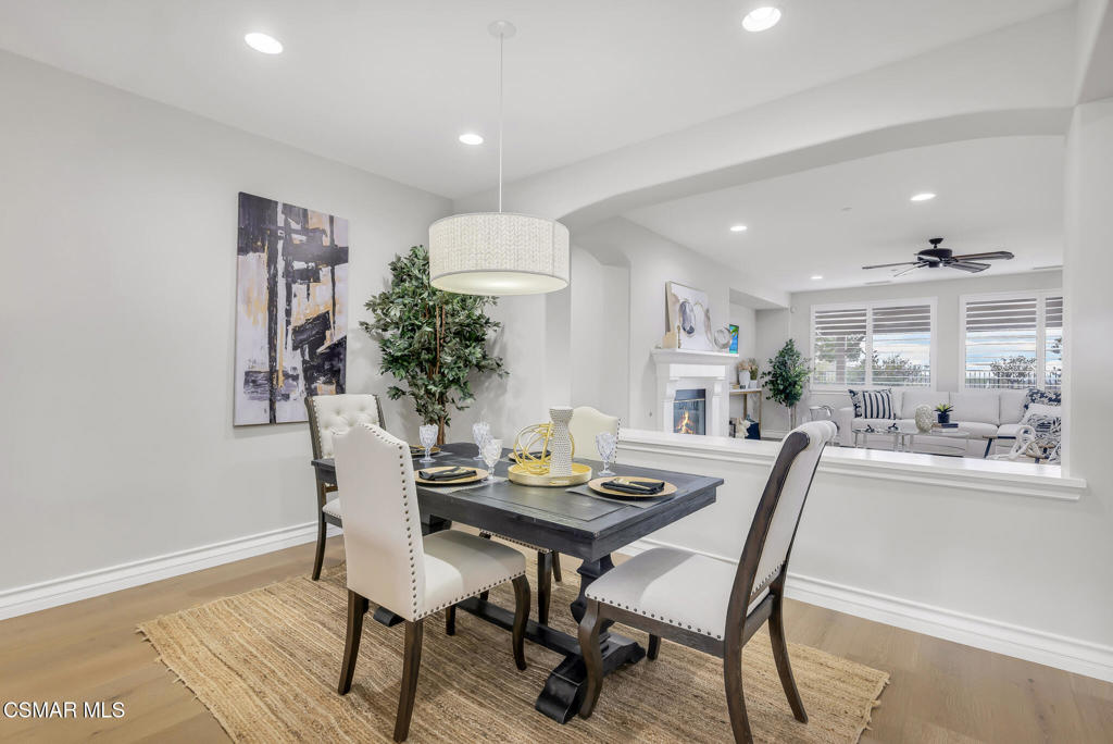 3421 Deep Waters Court Simi Valley, CA 93065 - Photo 13 of 74 a view of a dining room with furniture and wooden floor
