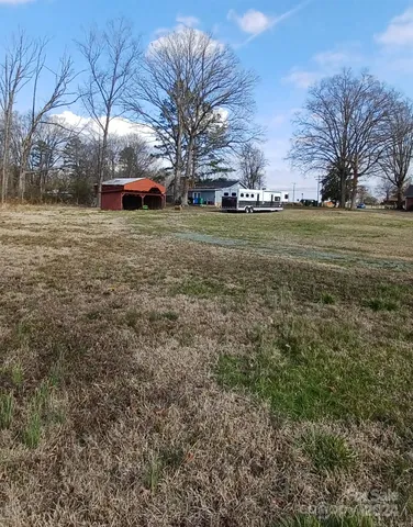 a view of open space with green space