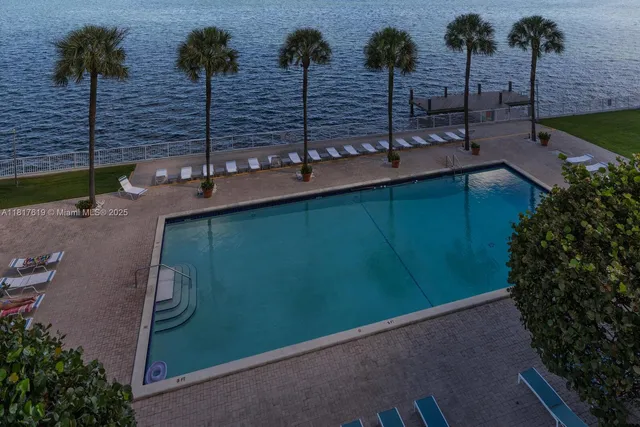 an outdoor space with patio