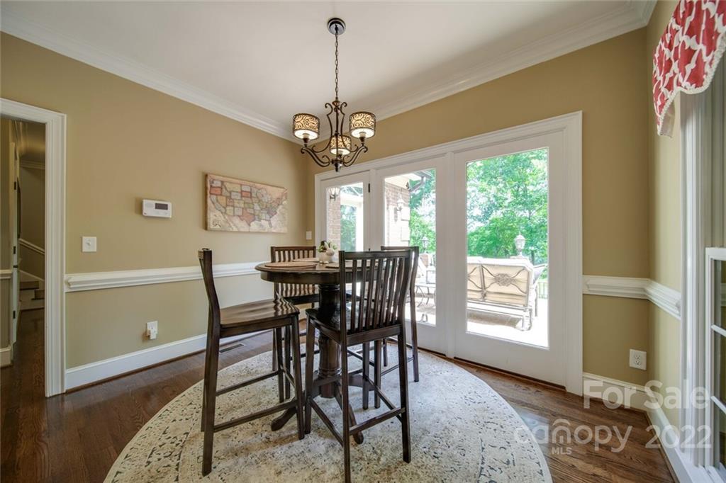 3617 Lake Twitty Drive Monroe, NC 28110 - Photo 39 of 47 a view of a dining room with furniture window and outside view