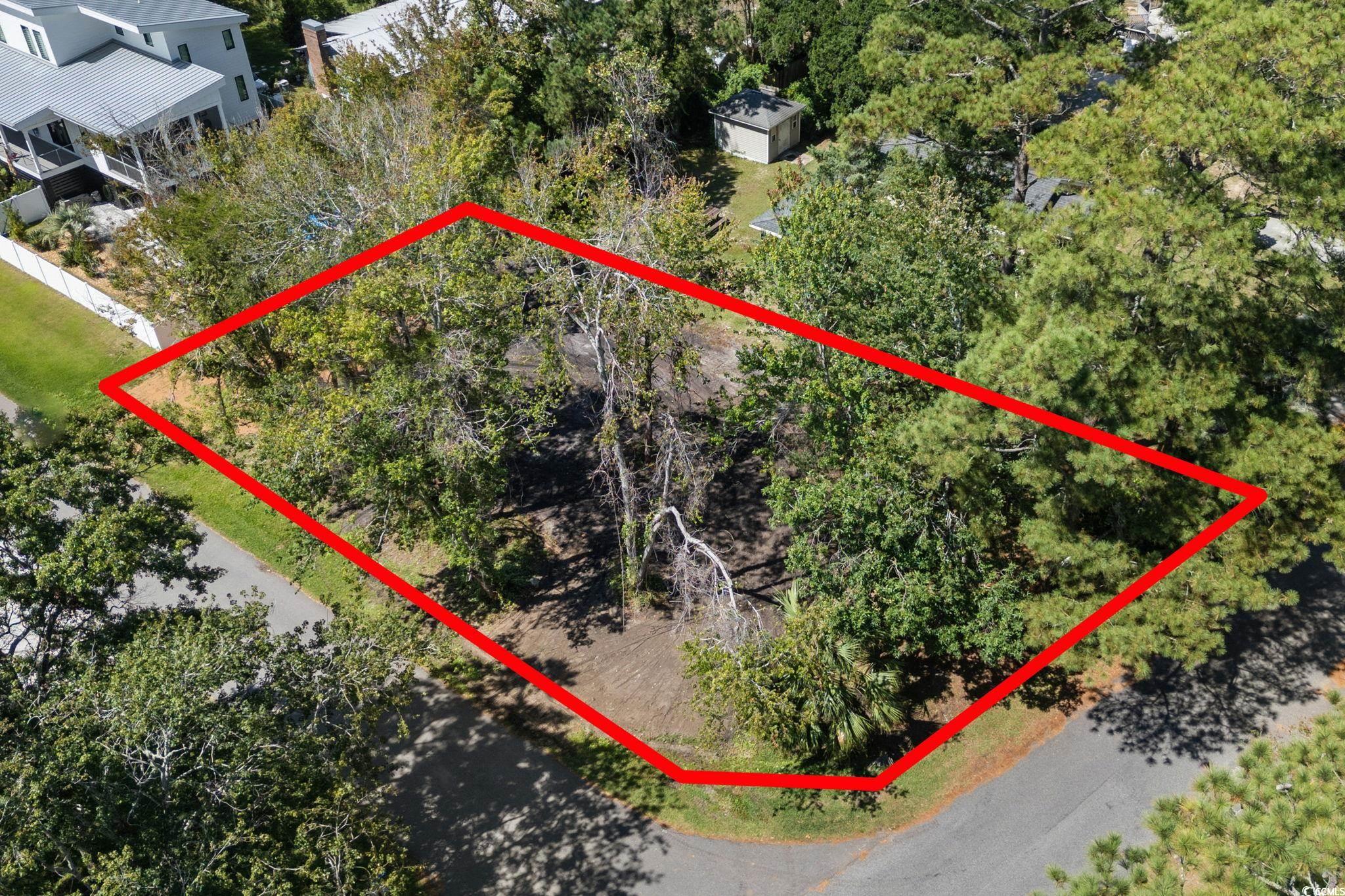 Aerial overview of property's location featuring p