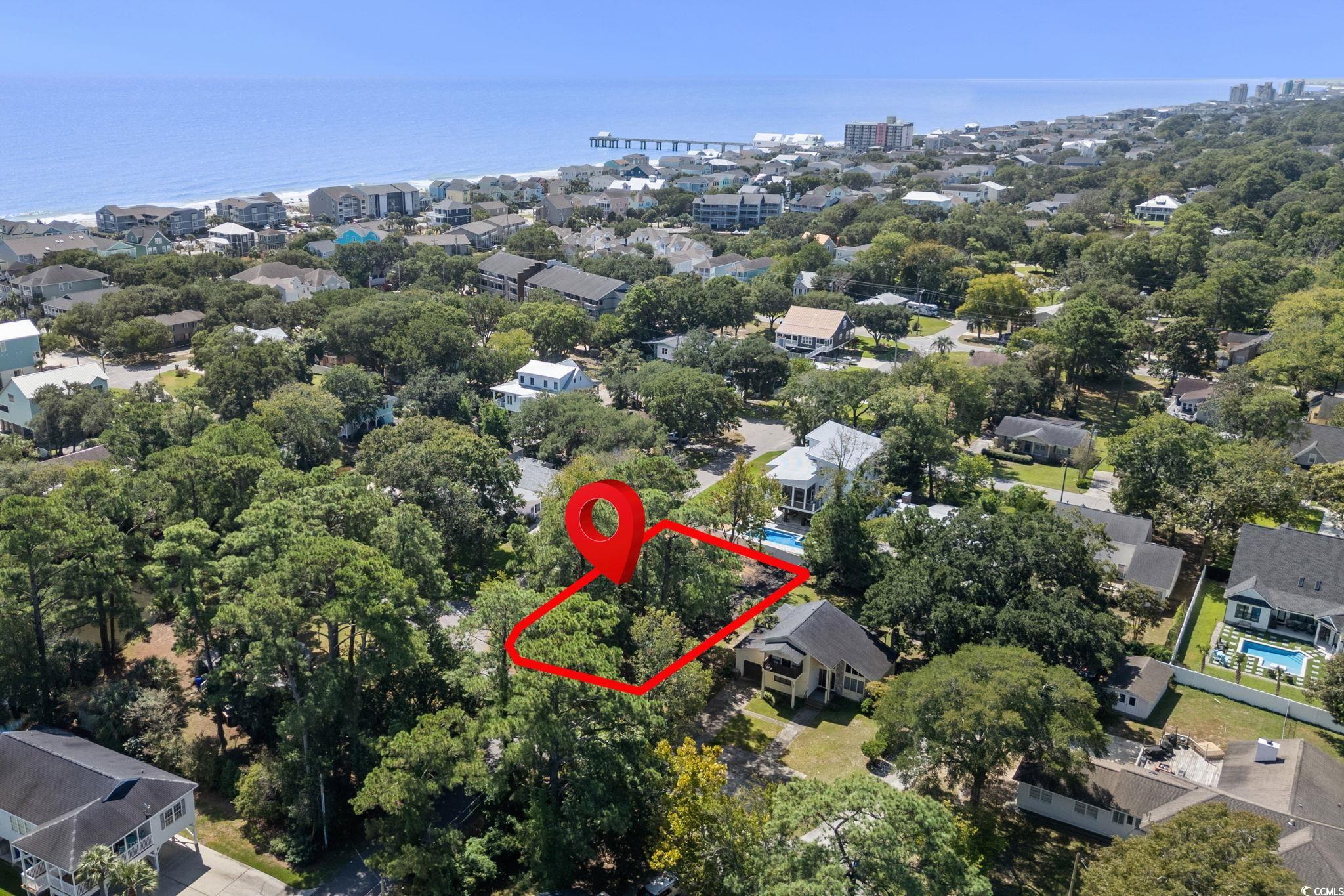 511 7th Avenue North Surfside Beach, SC 29575 - Photo 12 of 24 Aerial view of property and surrounding area featu