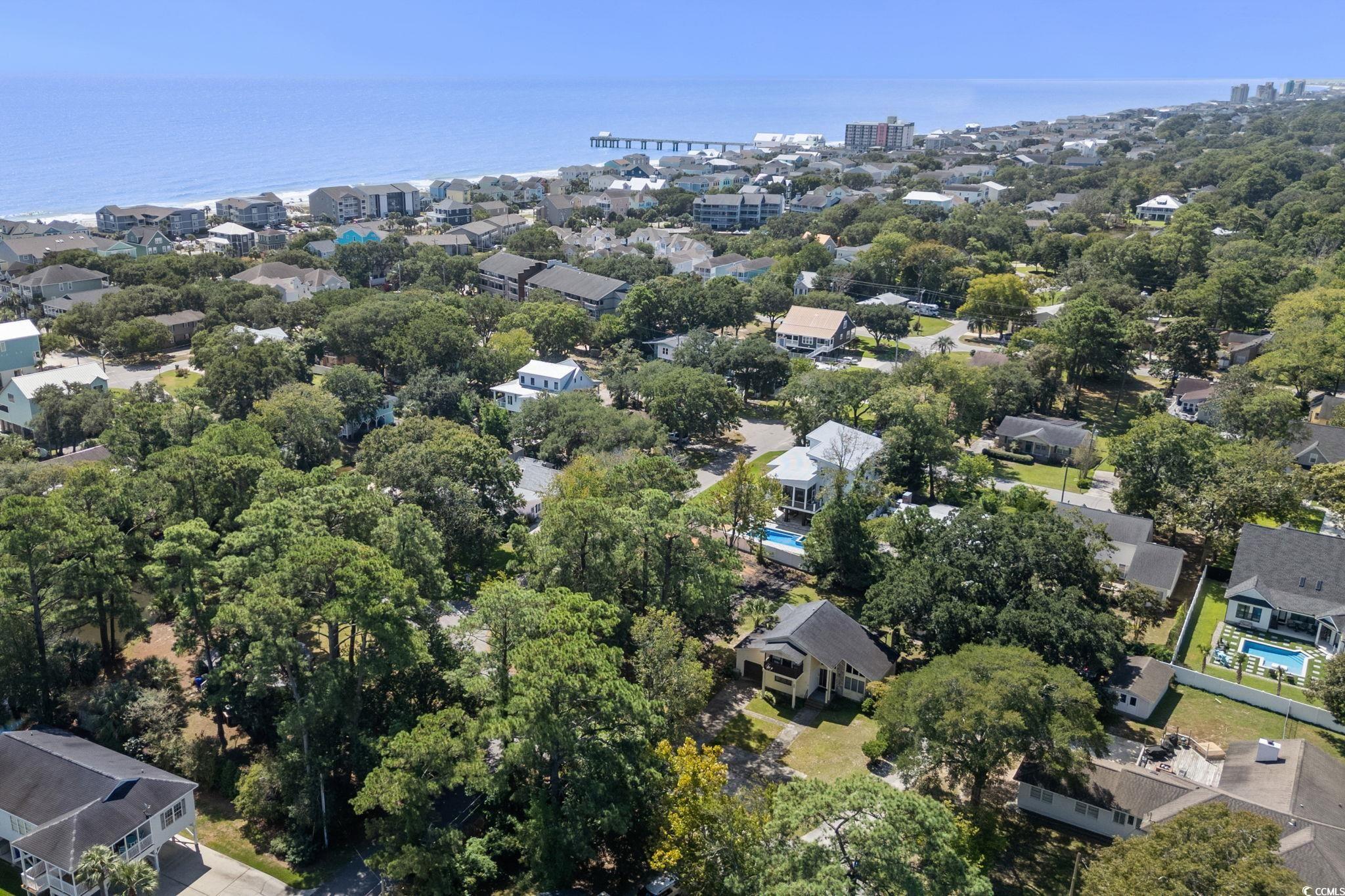 511 7th Avenue North Surfside Beach, SC 29575 - Photo 13 of 24 Aerial overview of property's location featuring a